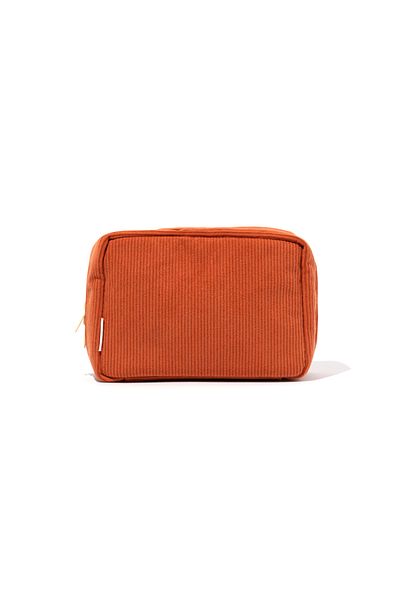 Chado Corduroy Makeup Bag, Travel Bag, Hand Bag