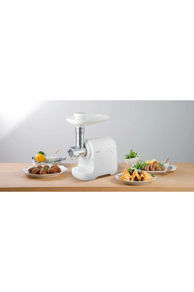 PANASONIC مفرمة لحم باناسونيك، أبيض، 1700 واط، MK-GX1700WTZ