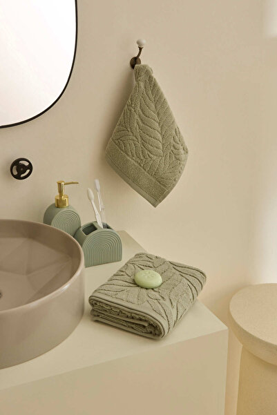 Kaşmir Home مجموعة فيرا مكونة من 2 منشفة لليدين والوجه