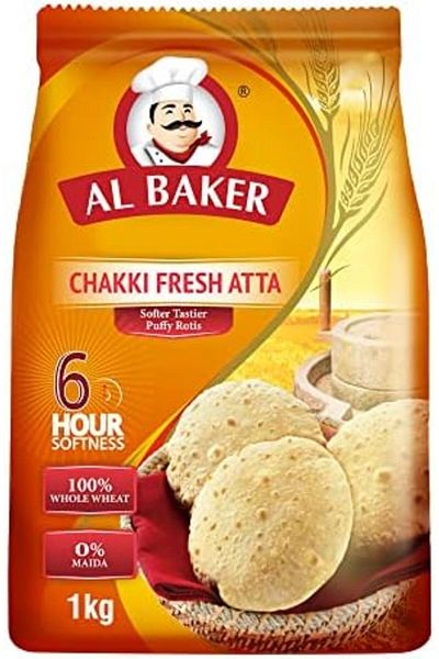 Al Baker Chakki Fresh Atta 1kg