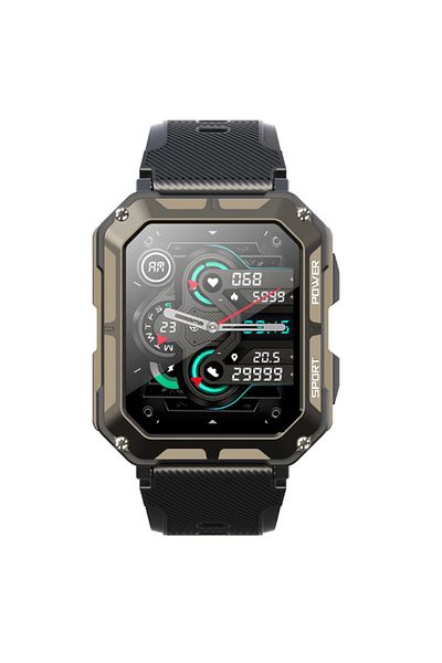 ROHS Smartwatch RoHS® C20 Pro Black, 1.83 inch, Bluetooth Call, Bluetooth 5.0