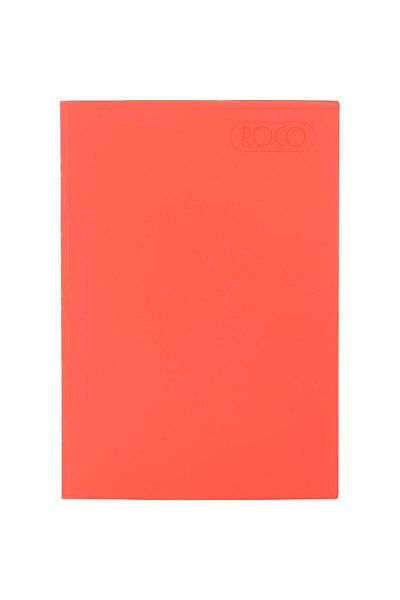 Roco Neon Red Lined Notebook A4 - 40 Sheets