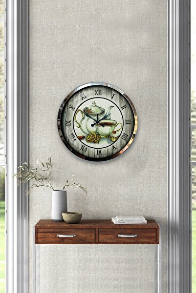 Kasva Concept ساعة حائط على شكل حشرة من معدن الكروم مقاس 40 سم لتزيين الهدايا