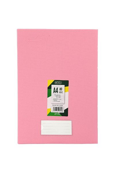 Roco Neon Pink Lined Notebook A4 - 40 Sheets