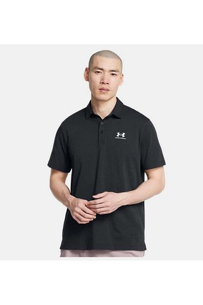 Under Armour A1386608-001 Ua Icon Polo Ανδρικό T-shirt Μαύρο