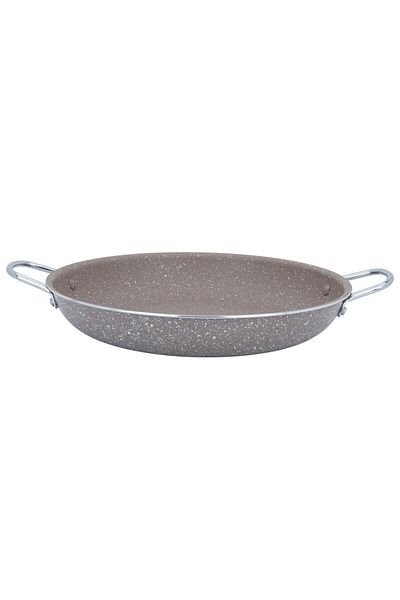 ROCKY Granite Pan Rocky, 36 cm, with Handles - Brown