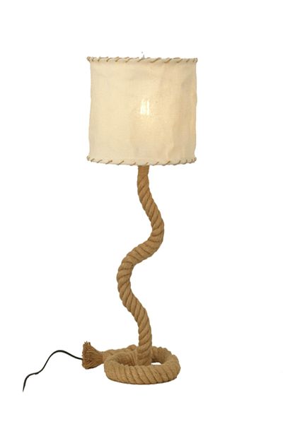 micasa 40W E27 Elegant and Sophisticated Rope Table Lamp with Shade