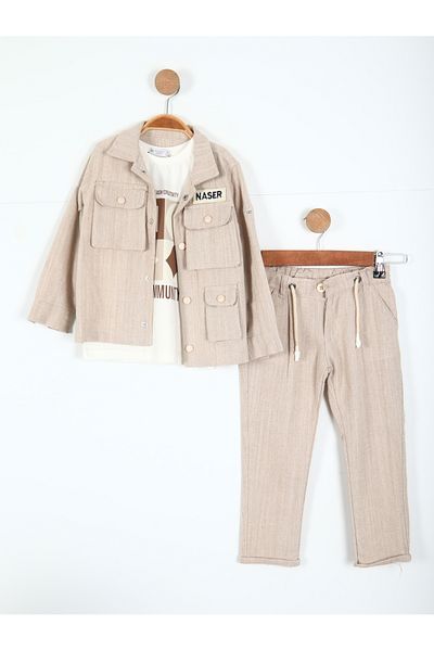 xo kids moda Boy's Top and Bottom Set 2-6 Years 12520