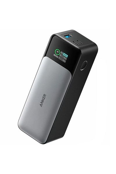 Anker Baterie externă 24.000 mAh, 140 W, 2x USB-C, USB-A, Gan Prime - - Negru