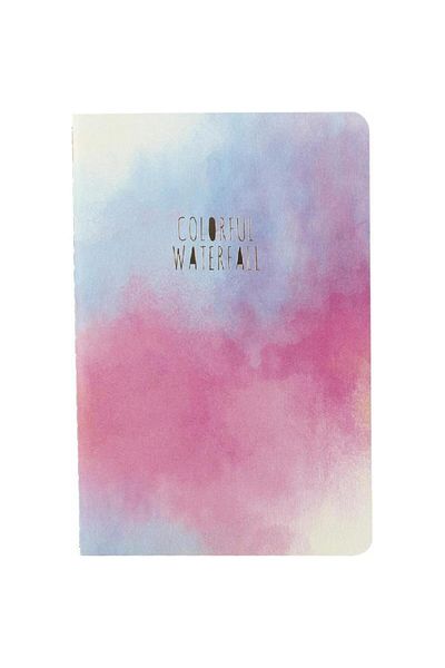 Roco Rainbow Heaven Lined Notebook A5 - 60 Sheets (120 Pages) Heaven Pink/Blue
