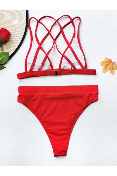 WildFashion 2-piece swimsuit in quick-drying ribbed material