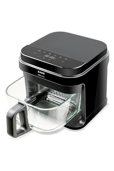 Zass Friteuză Cu Aer Zaf 09 – 5,5 l, Control Digital, 8 Programe Automate, Neagră
