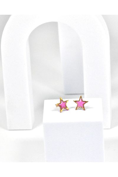 NARRU NARRU earrings, handmade, star-shaped, Erica 06