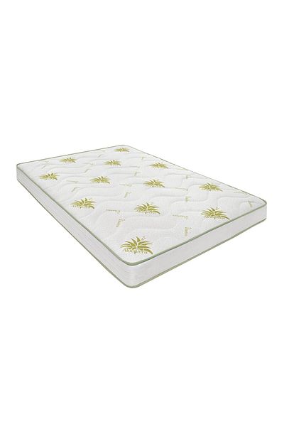 Green Future Aloe Vera Essential Super Orthopedic Mattress 200x200 cm, H 19 cm