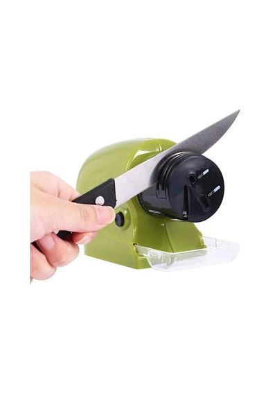 SIKS ® Electric Knife Sharpener, Green, 6.5 X 24 X 16.5 Cm