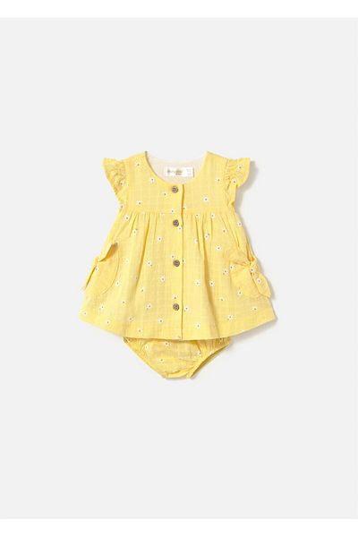 MAYORAL Baby Girl Dress - Yellow