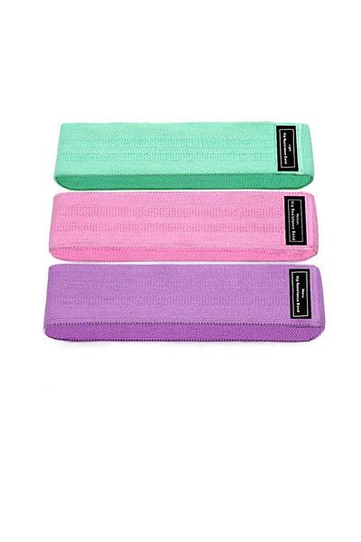SIKS ® Set de 3 benzi de fitness, elastice, 3 niveluri