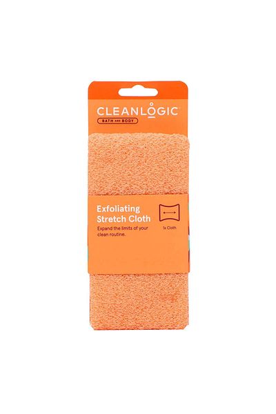 Cleanlogic Elastic Exfoliating Body Towel, Bath & Body, Cleanlogic, 1 pc.