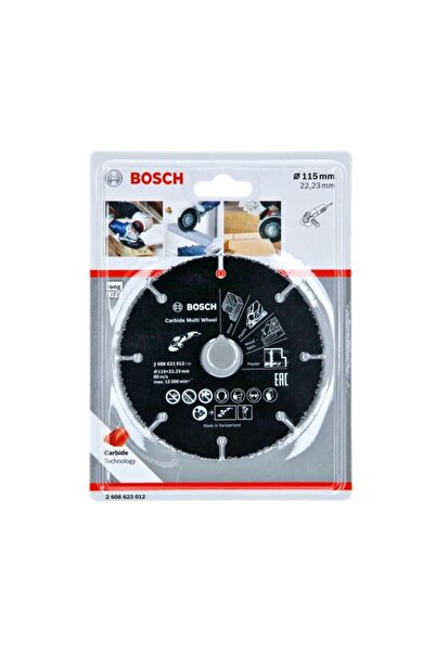 Generic عجلة بوش متعددة الكربيد سوداء 115 مم