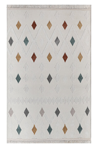 Myevilla Bergama Desenli Dekoratif Dokuma Halı Salon Oturma Odası Yatak Odası...