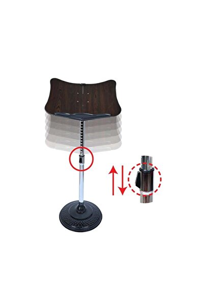 Book حامل المصحف الشريف رأس خشب قاعدة معدن عمود استانلس محور دوران 90 درجة - ...