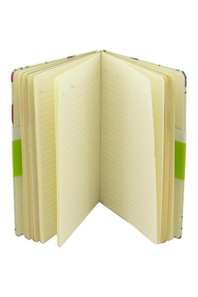 Roco Audrey Memo Lined Notebook A5 - 96 Sheets (192 Pages) Green