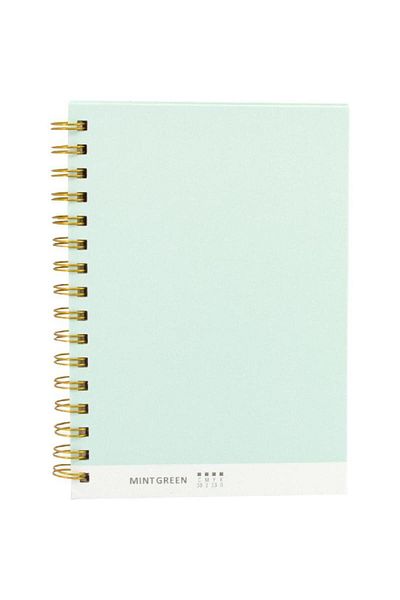 Roco Cactus Lined Notebook A5 - 100 Pages Mint Green