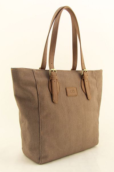HNB Women's Brown Waterproof Canvas Shoulder Bag