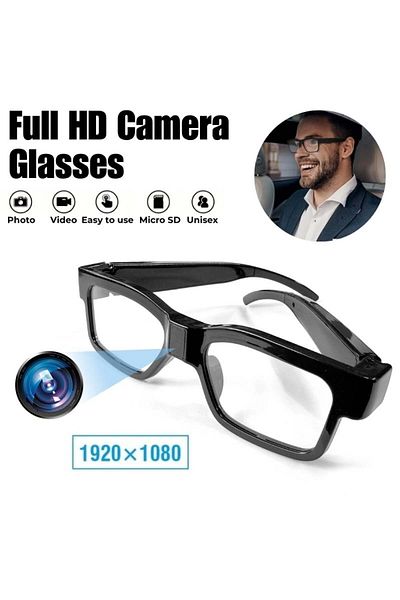 iUni Mini Camera Glasses iUni G7, Full HD, Night Vision, MicroSD Card Support