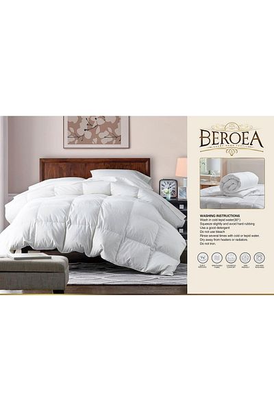 Beroea Home Wrap yourself in luxurious comfort with premium microgel duvet. designed to provide warmth & comfort