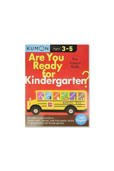 BOOKS Kumon Are You Ready for Kindergarten Preschool Skills