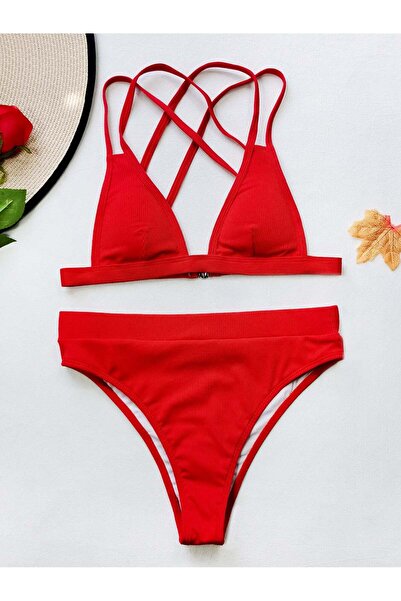 WildFashion 2-piece swimsuit in quick-drying ribbed material