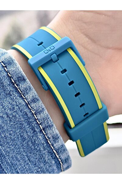 Q&Q Waterproof Plastic Cord Men Wrist Watch