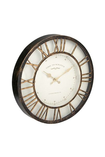 OEM Decorative Wall Clock "Vintage Bronze", 41 cm