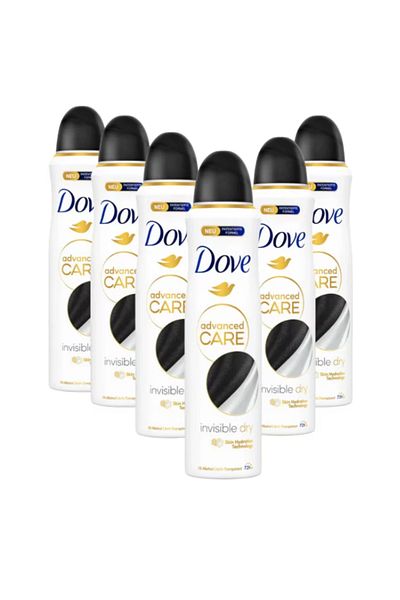 Dove 6 x Dove Antitranspirant Deospray Advanced Care Invisible Dry, 150 ml