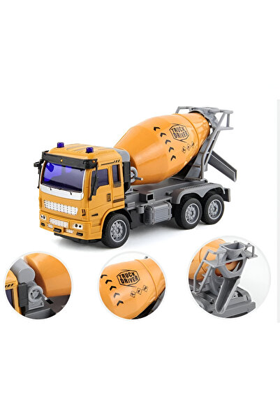 rexa شاحنة خلط الأسمنت بالتحكم عن بُعد - لعبة مركبة بناء للأطفال