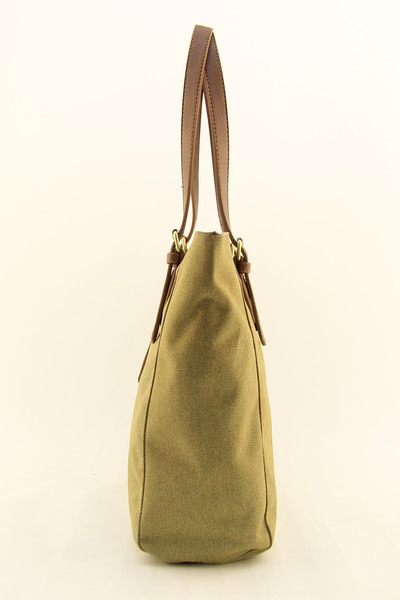 HNB Women's Camel Waterproof Canvas Shoulder Bag