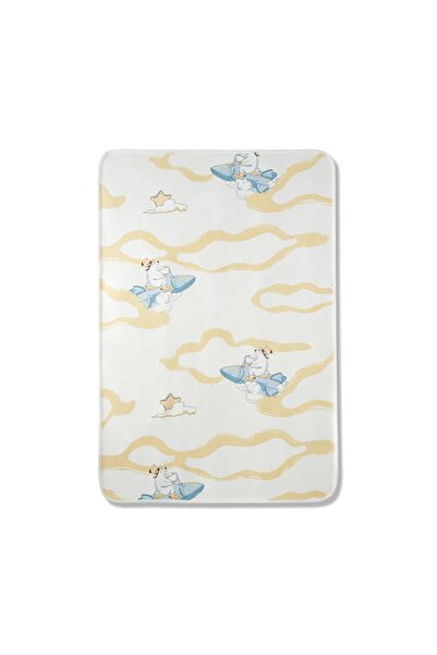 Baby Care Rocket Bear White Play and Bottom Opening Mat, 60 cm