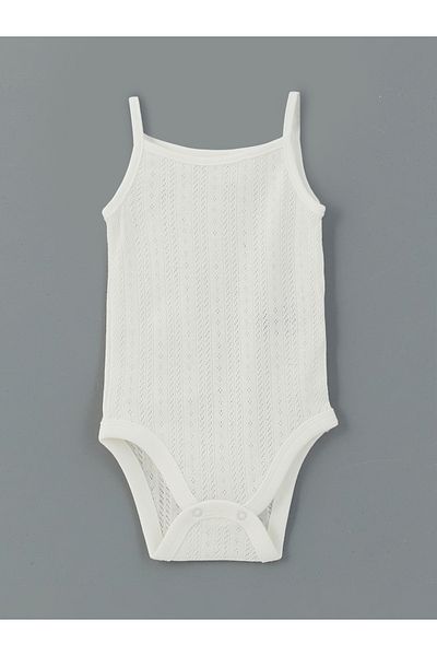 LC Waikiki Crew Neck Baby Girl Snap Bodysuit 3-Piece