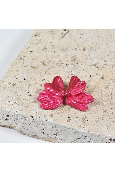 NARRU NARRU earrings, handmade, butterfly-shaped, in shades of pink, Sierra 10