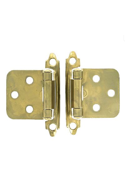 ACE 2-Piece Hinges Bright Brass 6.99 x 4.76cm