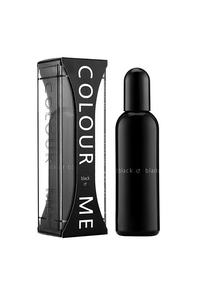 Colour Me Edt Black For Men 90 ml - Long-lasting Masculine Fragrance By