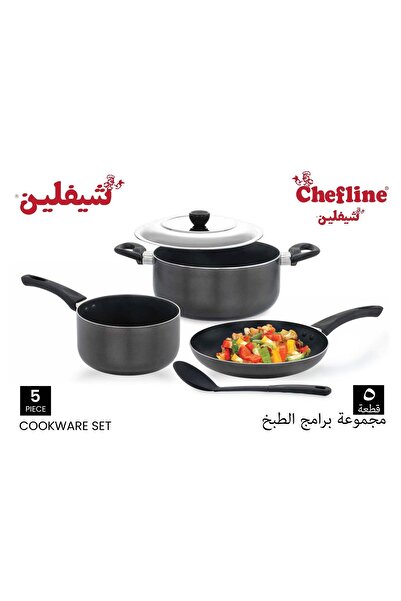 Chefline Non Stick Cookware Set, 5 pcs, INDP