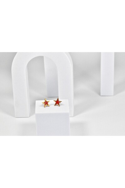 NARRU NARRU earrings, handmade, star-shaped, Erica 04