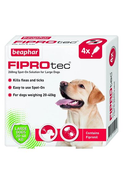 Beaphar Fiprotec for Large Dog - 4 Pipettes