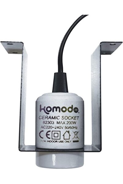 KOMODO تركيبات مصابيح سيراميك ES وحاملات التركيب