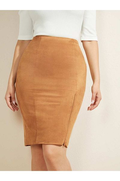 Guess Marciano Stealth Women's Suede Skirt 2Rgd009688Z