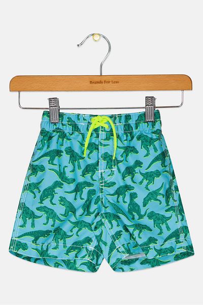 GAP Toddlers Boy Animal Print Swimwear Short, Multicolor