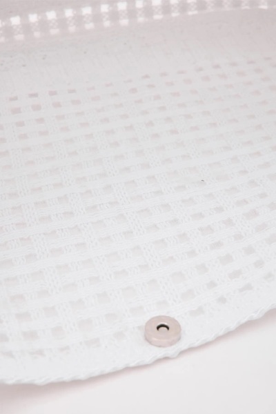 Honorius Women's Large Size Macrame Bag White