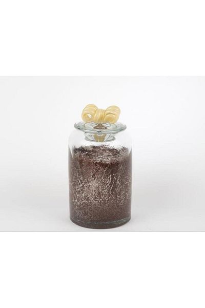 Mikasa Moor Velora Bow Glass Jar 14X22Cm